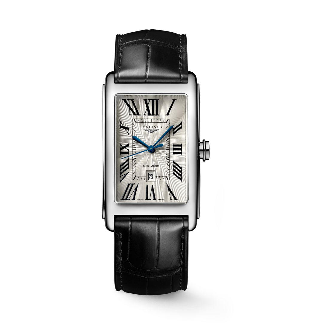 Longines - DolceVita - L5.767.4.71.0 – Automatikwerk – silber, schwarz - 28,20 mm x 47,00 mm - Herrenuhr