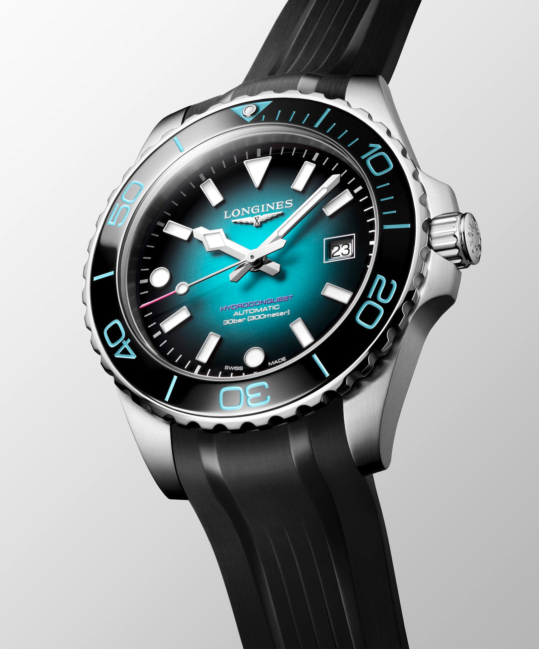 Longines - Hydroconquest 2026 Commonwealth Games Edition - L3.788.4.09.9 – Automatikwerk – schwarz, blau, grün - 42 mm - Herrenuhr limitiert