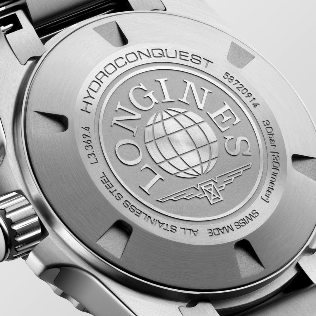 Longines - HydroConquest - L3.369.4.12.6 – Quarzwerk – weiß - 30 mm - Damenuhr