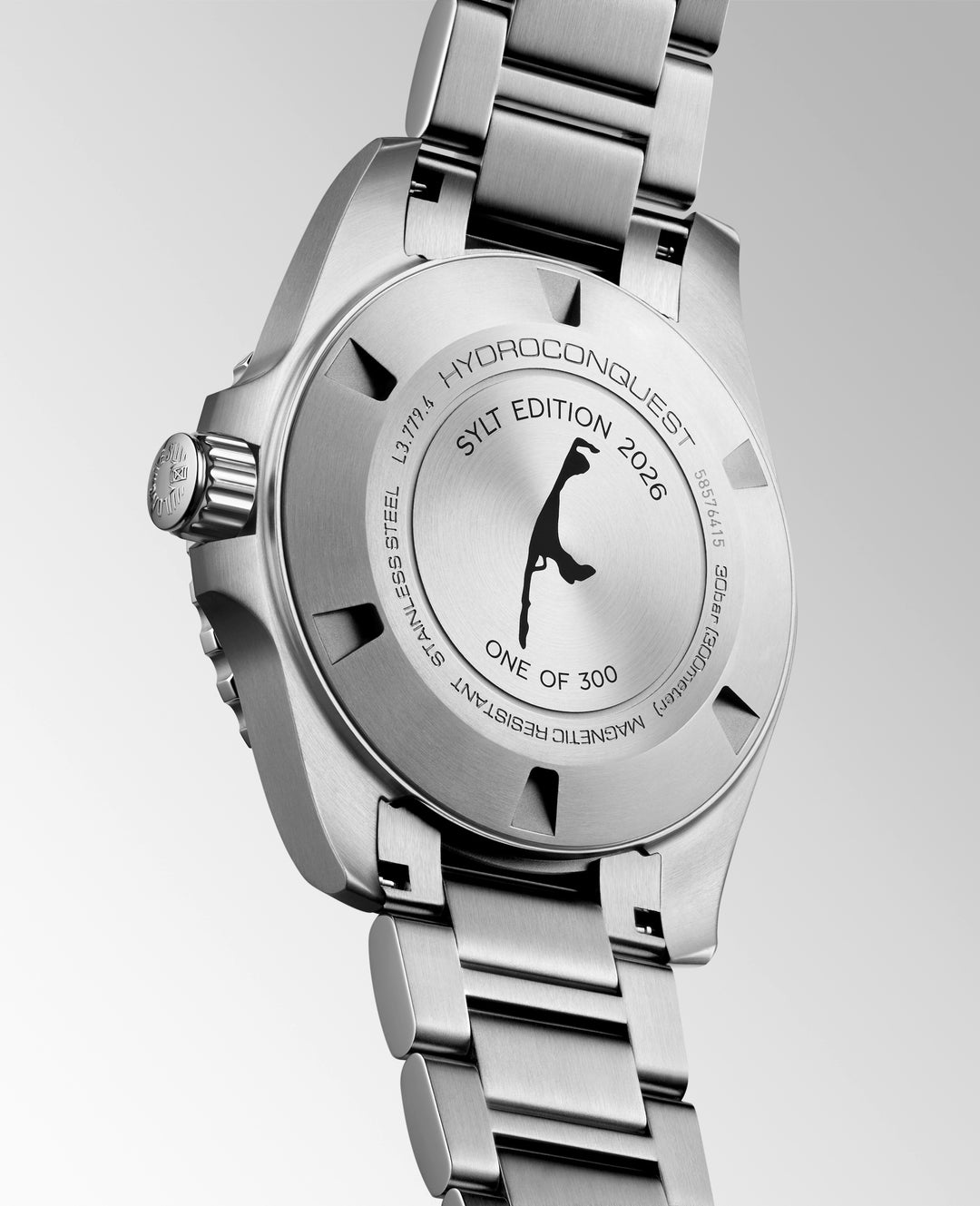 Longines - Hydroconquest Sylt Edition - L3.779.4.19.6 – Automatikwerk – weiß, blau - 39 mm - Herren- und Damenuhr Sly Edition