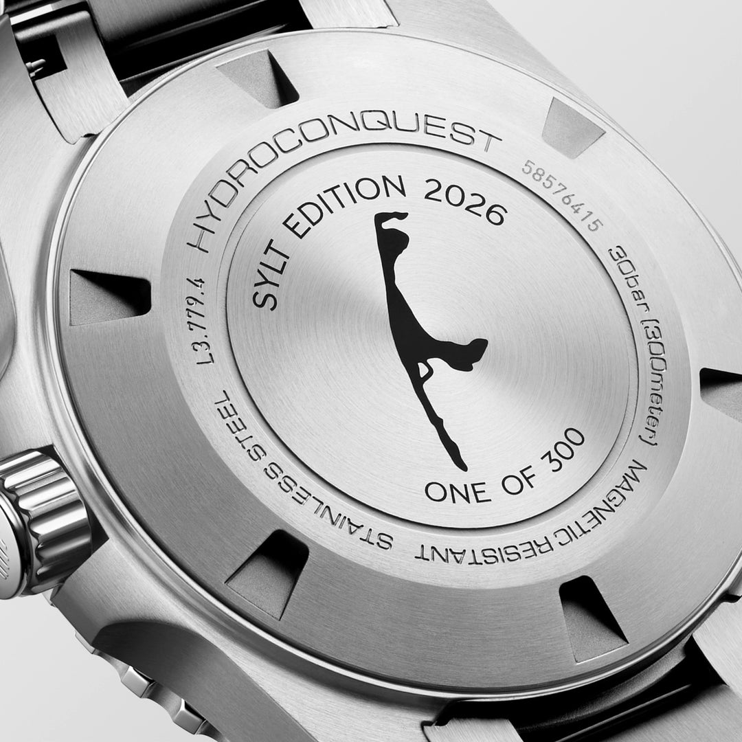 Longines - Hydroconquest Sylt Edition - L3.779.4.19.6 – Automatikwerk – weiß, blau - 39 mm - Herren- und Damenuhr