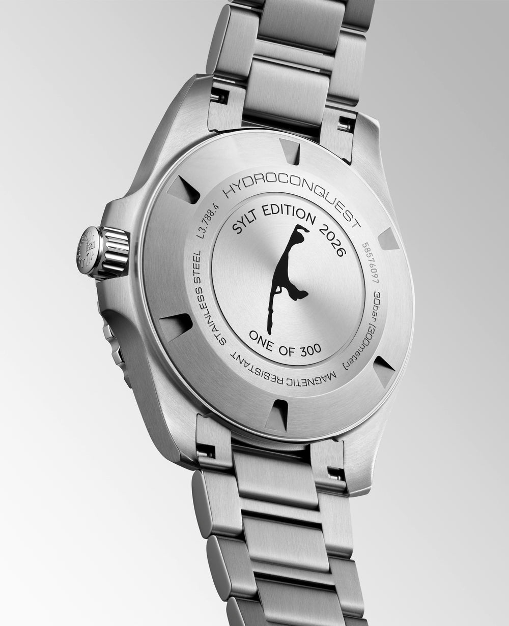 Longines - HydroConquest Sylt Limited Edition - L3.788.4.19.6 – Automatikwerk – weiß, blau - 42 mm - Herrenuhr bei Juwelier Krebber