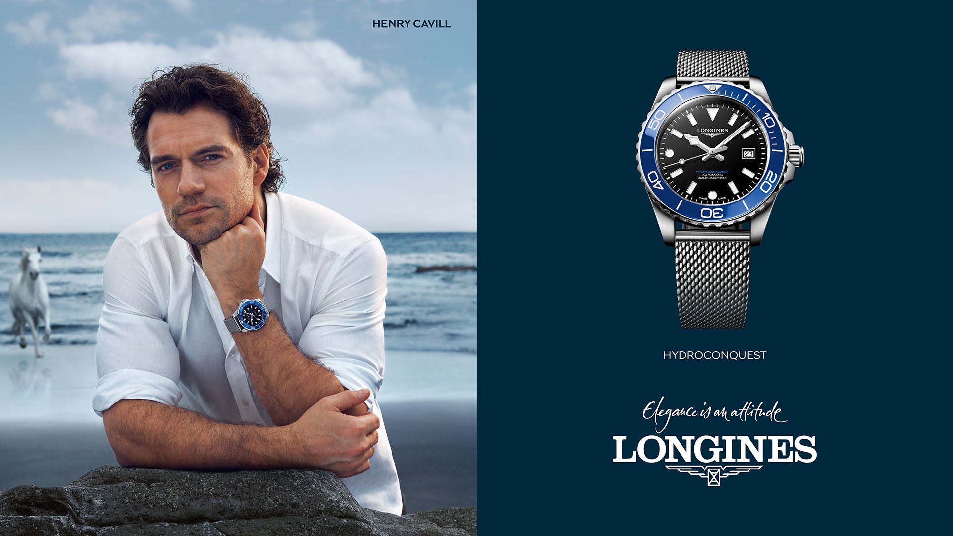 Longines HydroConquest bei Juwelier Krebber in Mönchengladbach - Henry Calvill