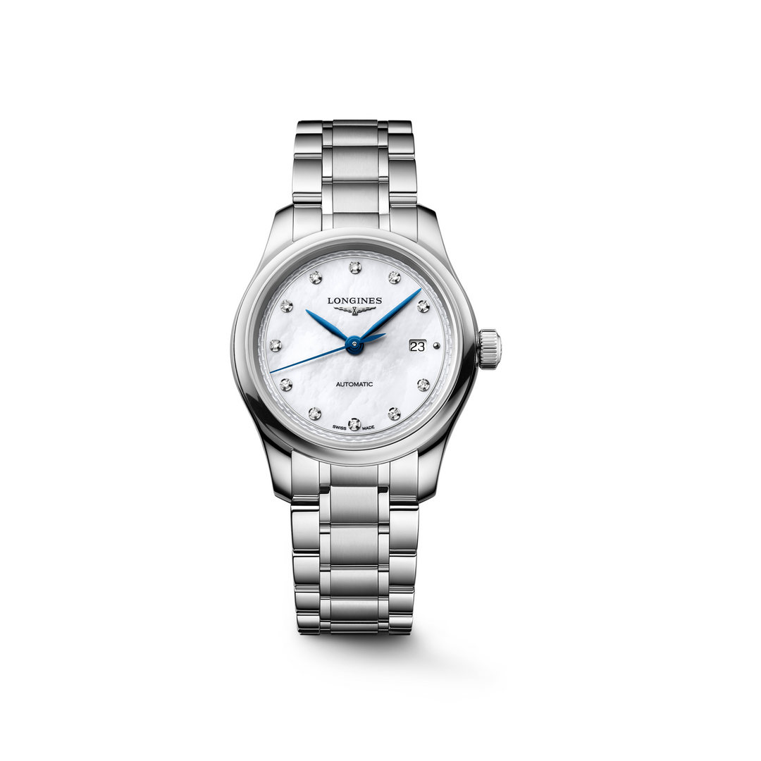 Longines - Master Collection - L2.449.4.87.6 – Automatikwerk – weiß - 30 mm - Damenuhr