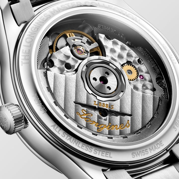 Longines - Master Collection - L2.450.4.97.6 – Automatikwerk – Hellblau - 34 mm - Damenuhr