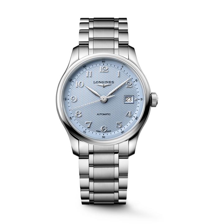 Longines - Master Collection - L2.949.4.99.6 – Automatikwerk – hellblau - 39 mm - Herrenuhr