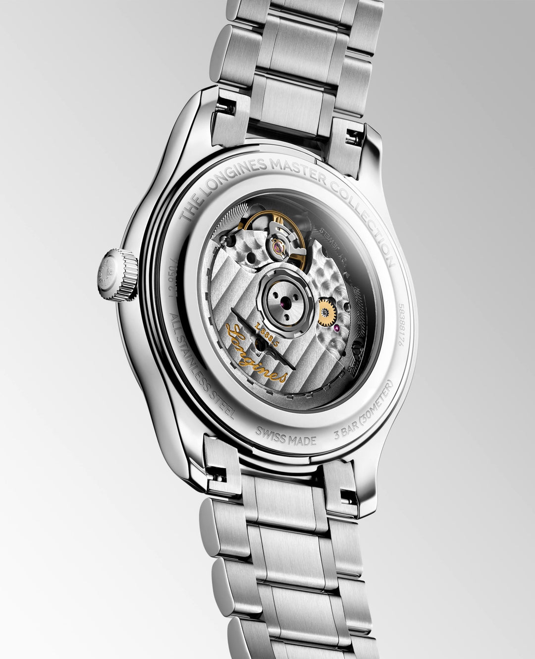 Longines - Master Collection - L2.950.4.79.6 – Automatikwerk – silber - 41 mm - Herrenuhr mit Saphirglasboden