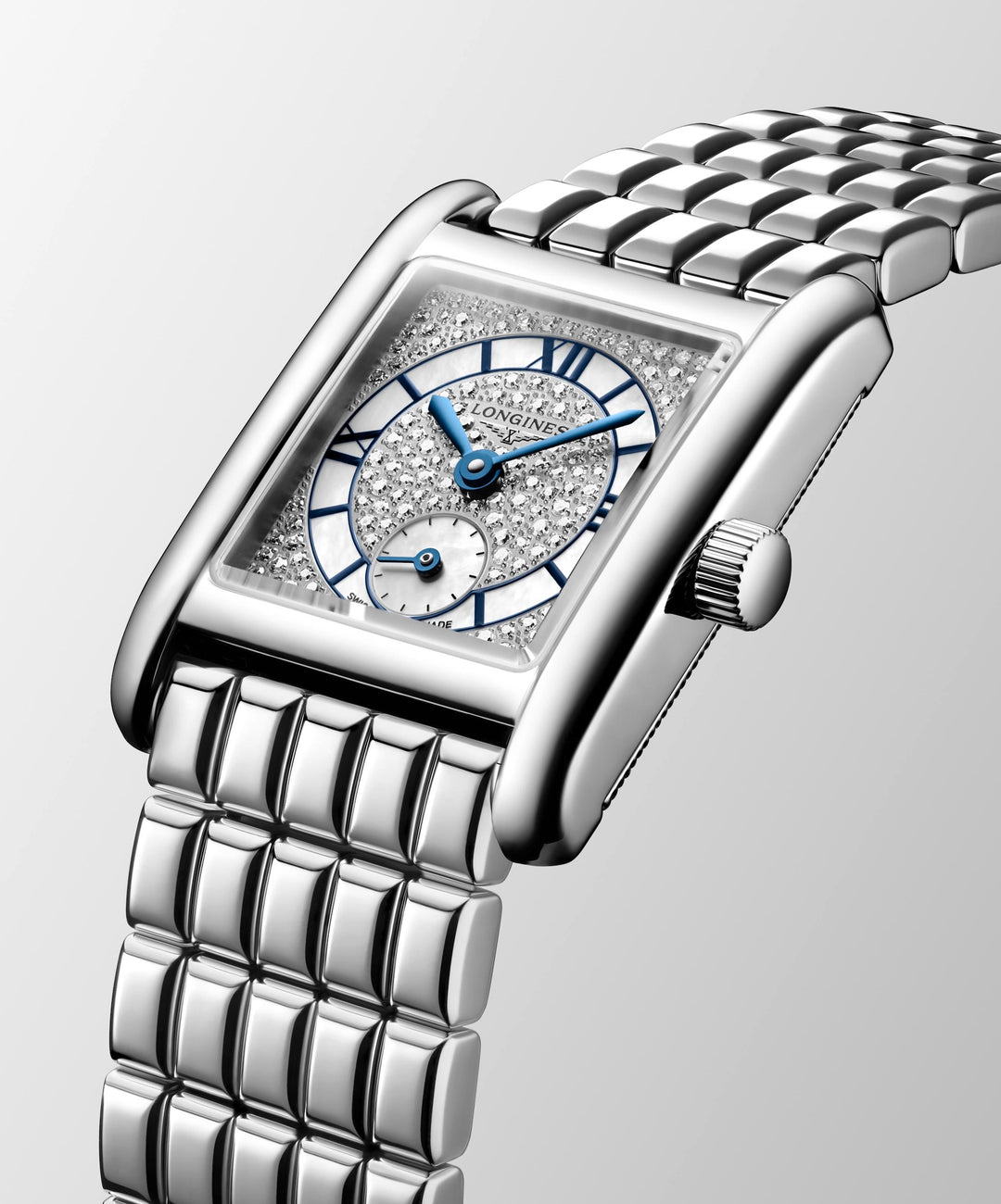 Longines - Mini DolceVita - L5.200.4.87.6 – Quarzwerk- weiß- 21,5 mm x 29 mm - Damenuhr in Mönchengladbach