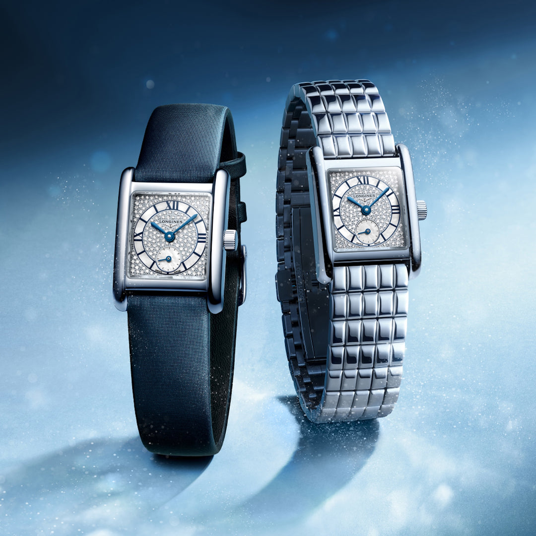 Longines - Mini DolceVita - L5.200.4.87.2 – Quarzwerk – weiß - 21,5 mm x 29 mm - Damenuhr