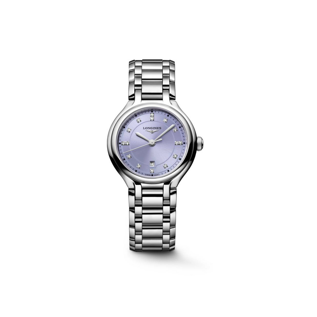 Longines - PrimaLuna - L8.142.4.07.6 – Quarzwerk – lila - 30 mm - Damenuhr