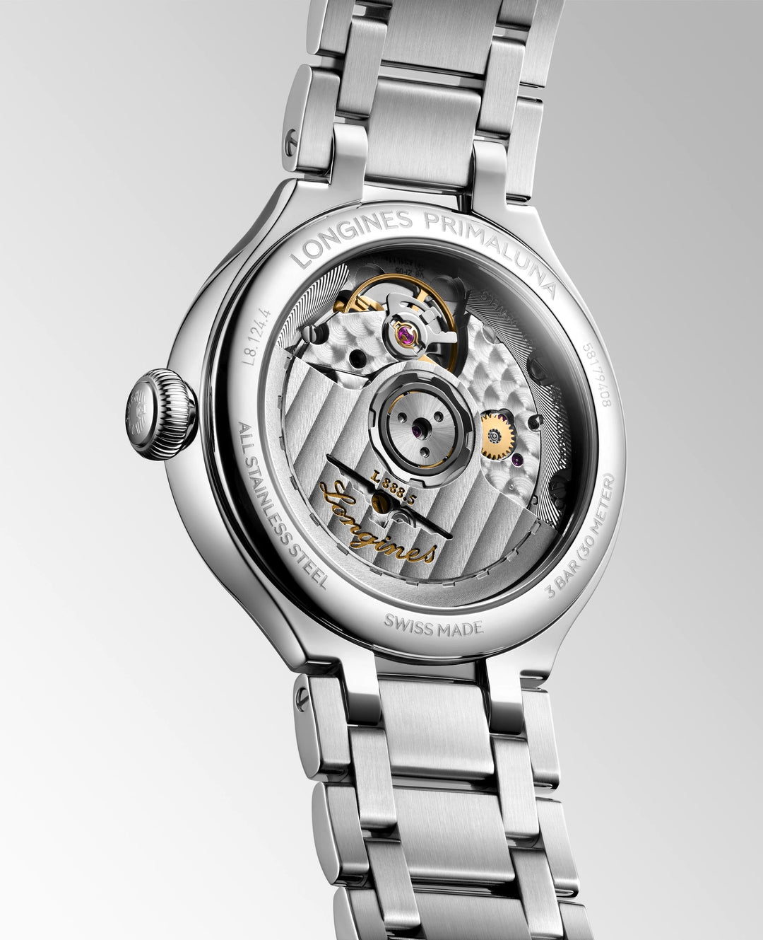 Longines - PrimaLuna- L8.124.4.97.6 – Automatikwerk – blau - 34 mm - Damenuhr