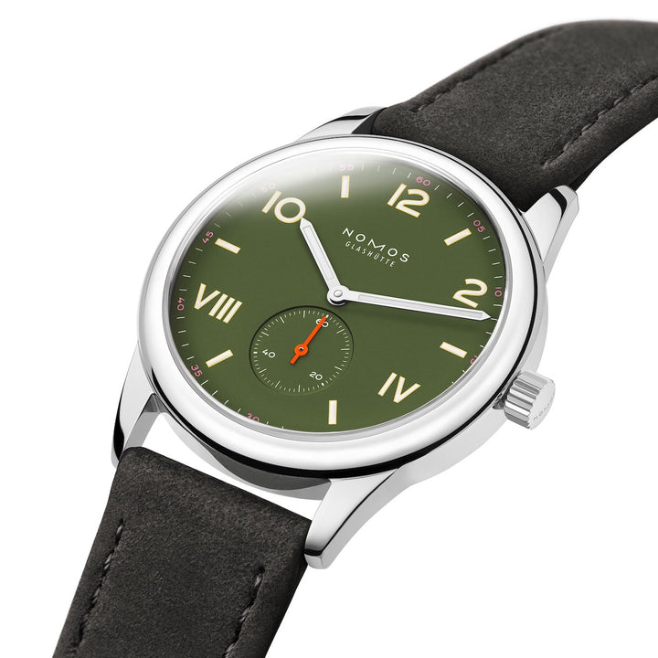 NOMOS Glashütte - Club Campus all olive - 739.GB – Handaufzugswerk – olivgrün - 38,5 mm - Herren- und Damenuhr in Mönchengladbach kaufen