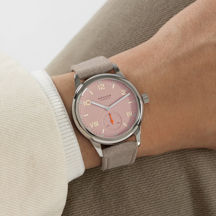 NOMOS Glashütte - Club Campus full rose - 706.GB – Handaufzugswerk – rosa - 36 mm - Damenuhr