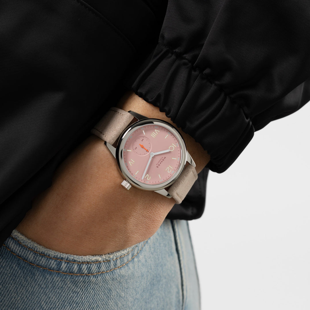 NOMOS Glashütte - Club Campus full rose - 706.GB – Handaufzugswerk – rosa - 36 mm - Damenuhr in Mönchengladbach entdecken