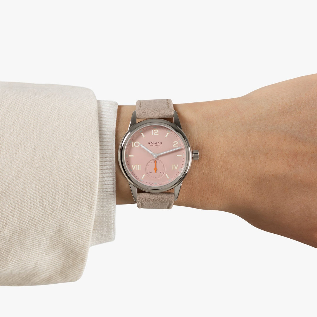NOMOS Glashütte - Club Campus full rose - 706.GB – Handaufzugswerk – rosa - 36 mm - sportliche Damenuhr