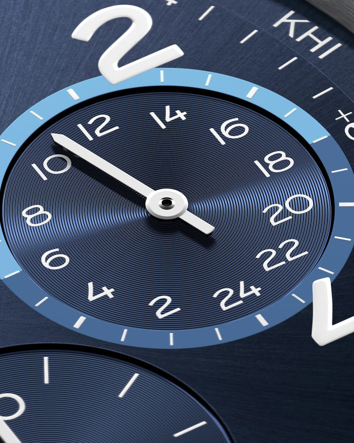 NOMOS Glashütte - Club Sport neomatik Weltzeit blau - 790 – Automatikwerk – blau - 40 mm - Herrenuhr 