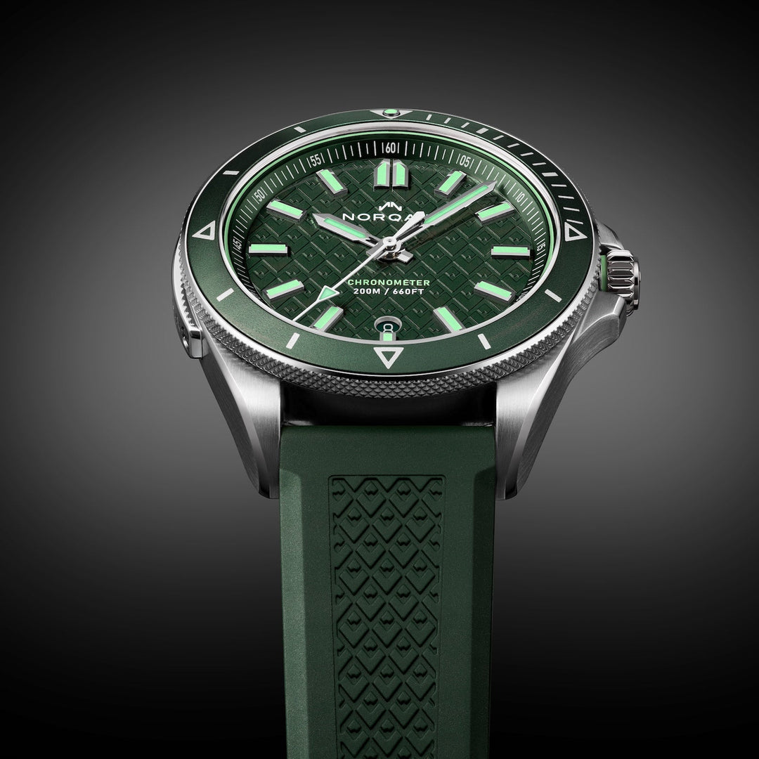 NORQAIN - Adventure - N1300.08S02.E01 – Automatikwerk – grün - 40 mm - Herrenuhr in Mönchengladbach kaufen