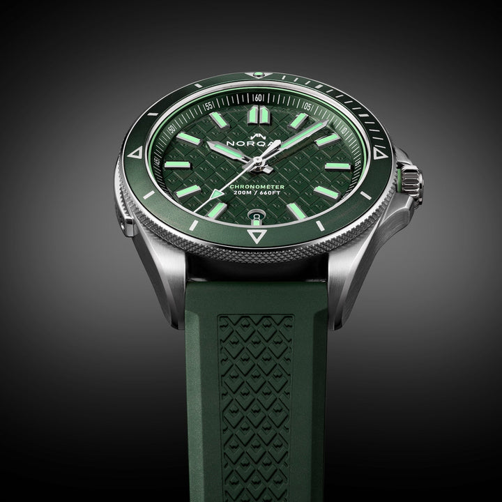 NORQAIN - Adventure - N1300.08S02.E01 – Automatikwerk – grün - 40 mm - Herrenuhr in Mönchengladbach kaufen