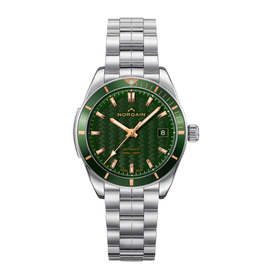 NORQAIN - Adventure - N1800.08S01.E01 – Automatikwerk – weiß - 37 mm - Damenuhr
