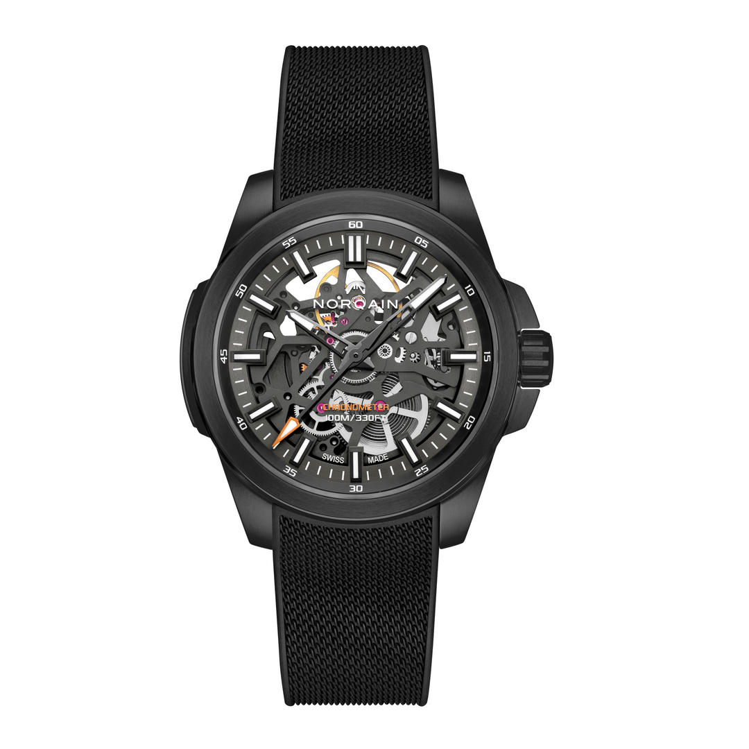 NORQAIN - Independence Skeleton - N3008.07B01.G01 – Automatikwerk – schwarz - 40 mm - Herrenuhr