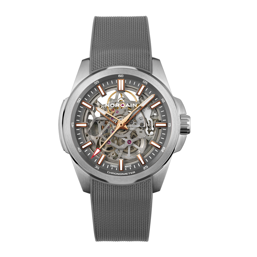 NORQAIN - Independence Skeleton - N3000.07S02.G01 – Automatikwerk – grau - 42 mm - Herrenuhr