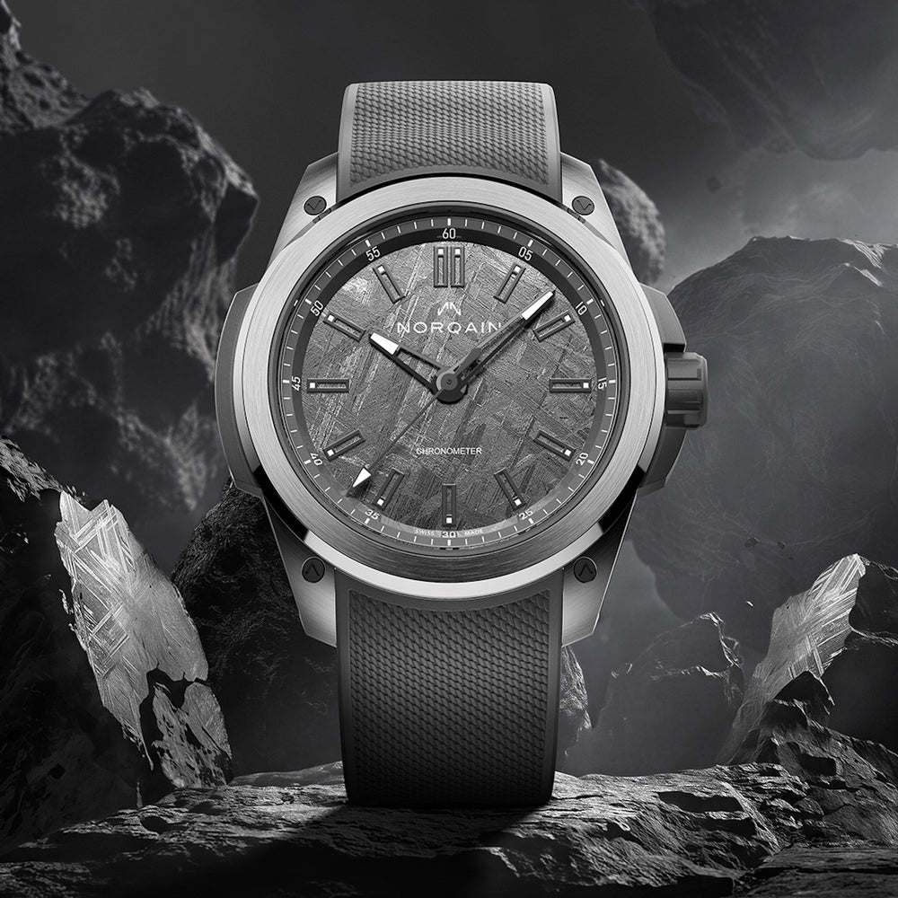 NORQAIN - Wild ONE "Meteorite" Special Edition - N3000.21T01.M01 – Automatikwerk – grau - 42 mm - Herrenuhr mit Meteorit Zifferblatt