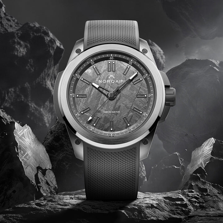 NORQAIN - Wild ONE "Meteorite" Special Edition - N3000.21T01.M01 – Automatikwerk – grau - 42 mm - Herrenuhr mit Meteorit Zifferblatt