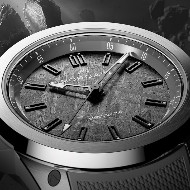 NORQAIN - Wild ONE "Meteorite" Special Edition - N3000.21T01.M01 – Automatikwerk – grau - 42 mm - Herrenuhr