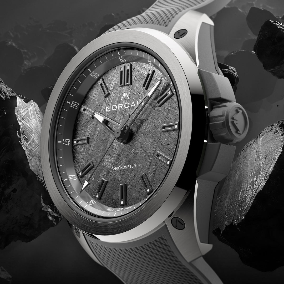 NORQAIN - Wild ONE "Meteorite" Special Edition - N3000.21T01.M01 – Automatikwerk – grau - 42 mm - Herrenuhr bei Juwelier Krebber 