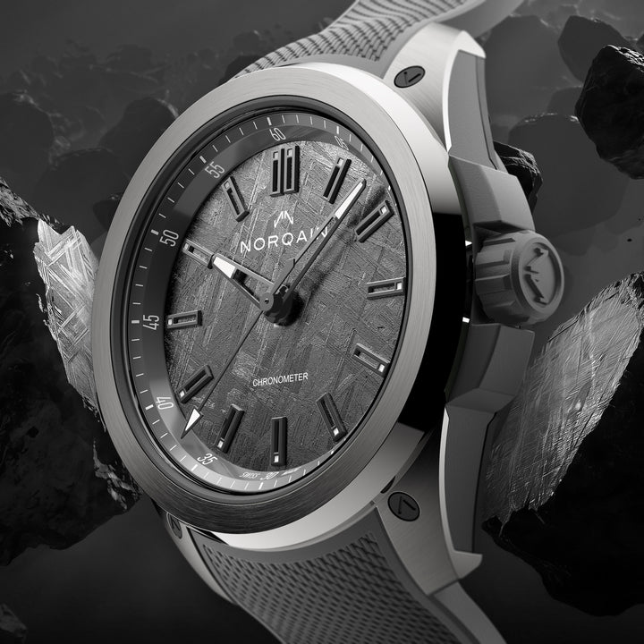 NORQAIN - Wild ONE "Meteorite" Special Edition - N3000.21T01.M01 – Automatikwerk – grau - 42 mm - Herrenuhr bei Juwelier Krebber 