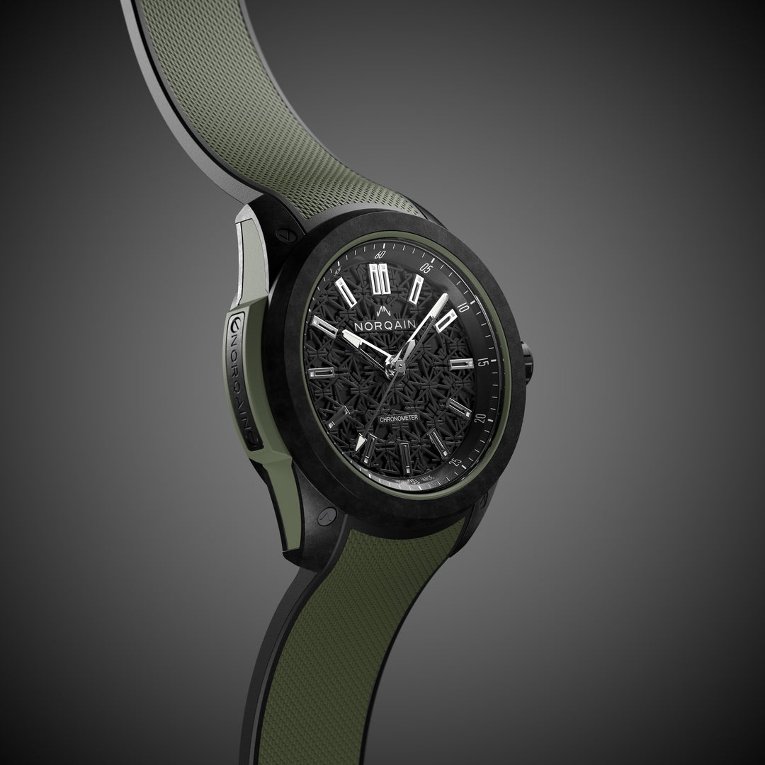 NORQAIN - Wild ONE Khaki - N3000.21Q24.B02 – Automatikwerk – Beige - 43 mm - Herrenuhr