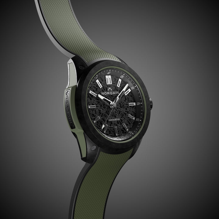 NORQAIN - Wild ONE Khaki - N3000.21Q24.B02 – Automatikwerk – Beige - 43 mm - Herrenuhr