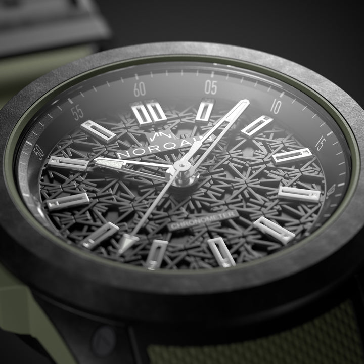 NORQAIN - Wild ONE Khaki - N3000.21Q24.B02 – Automatikwerk – Beige - 43 mm - Herrenuhr COSC Chronometer