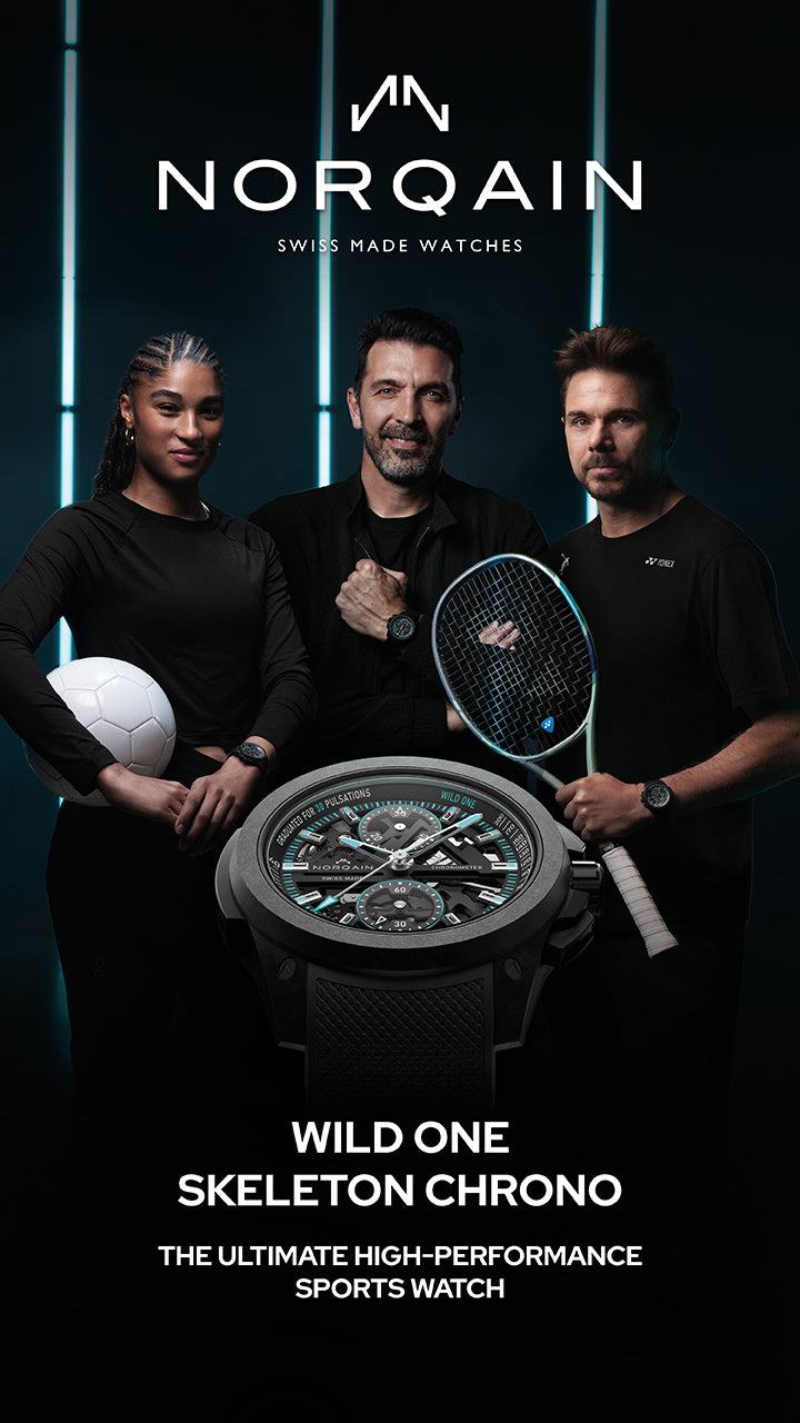NORQAIN Uhr Wild One Skeleton Chrono bei Juwelier krebber in Mönchengladbach