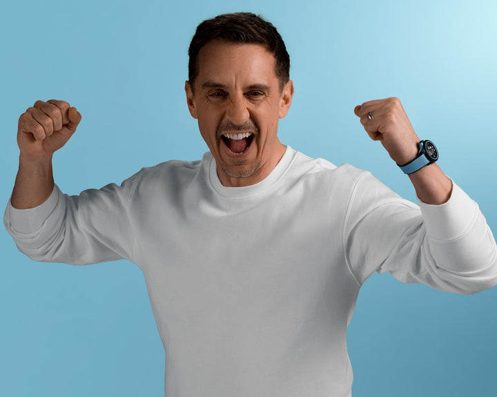 NORQAIN - Wild ONE Skeleton Sky Blue - N3001.07Q02.B02 – Automatikwerk – hellblau - 39 mm - Herren- und Damenuhr Gary Neville