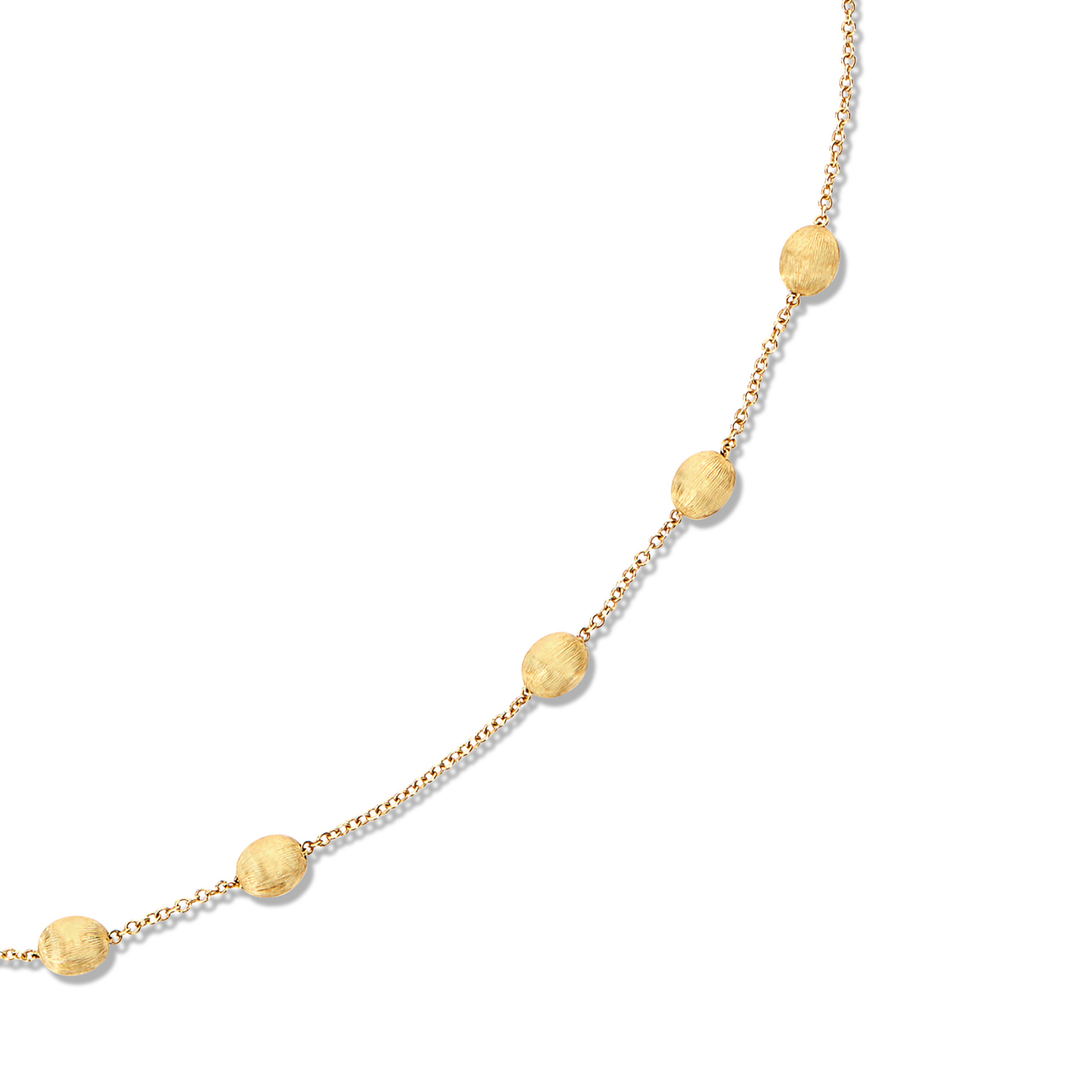 Nanis - Halskette Soffio Élite - CN6-583 - Gelbgold -Halsschmuck für Damen Goldperlen