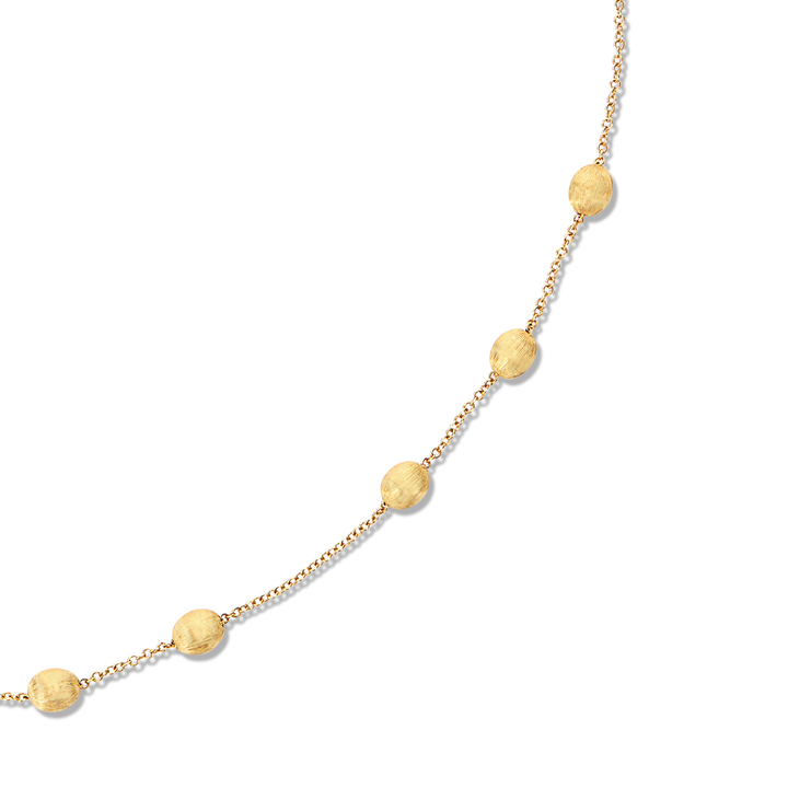 Nanis - Halskette Soffio Élite - CN6-583 - Gelbgold -Halsschmuck für Damen Goldperlen