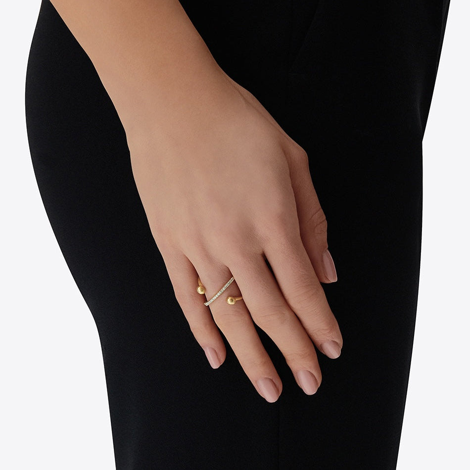 Nanis Elite Ring in Geöbgold