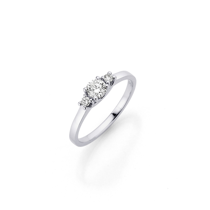 noor - Essentials Ring – 15657-000-W8 – Weißgold – Diamanten- Damenring