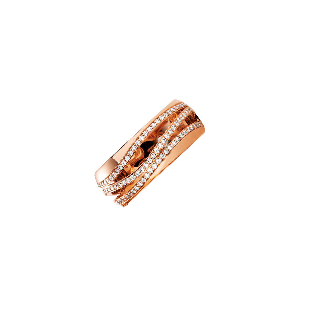 noor - Exclusive Ring – 30795-000-R7 – Roségold – Diamanten - Ring für Damen
