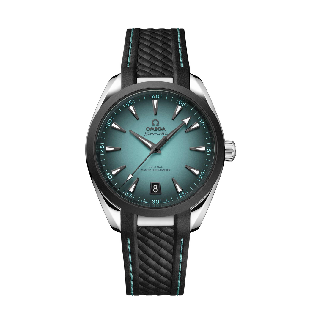 OMEGA - Seamaster Aqua Terra 150M - 220.32.41.21.03.001 – Automatikwerk – türkis, schwarz - 41 mm - Herrenuhr