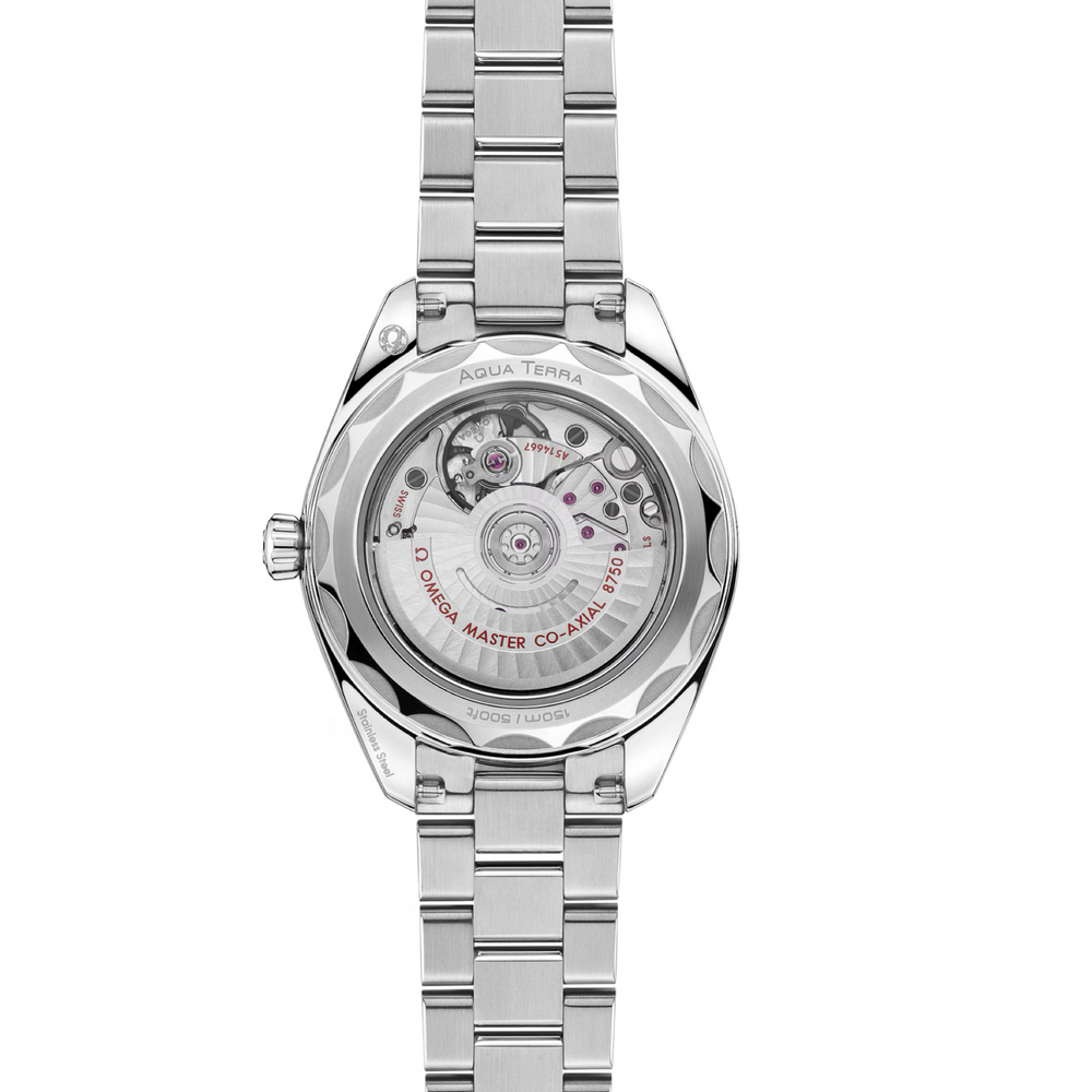 OMEGA - Seamaster Aqua Terra 150M - 220.10.30.20.60.001 – Automatikwerk – grün - 30 mm - Damenuhr bei Juwelier Krebber