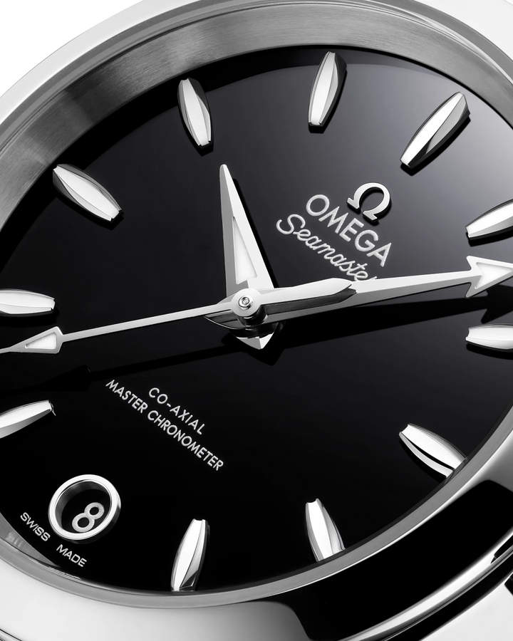 OMEGA - Seamaster Aqua Terra 150M - 220.10.34.20.01.001 – Automatikwerk – schwarz - 34 mm - Damenuhr in schwarz