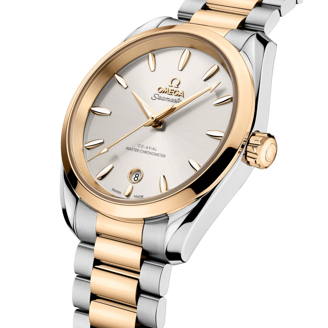 OMEGA Seamaster Aqua Terra Shades - 220.20.38.20.02.002 - Automatikwerk - gelb - 38 mm - Damen- und Herrenuhr