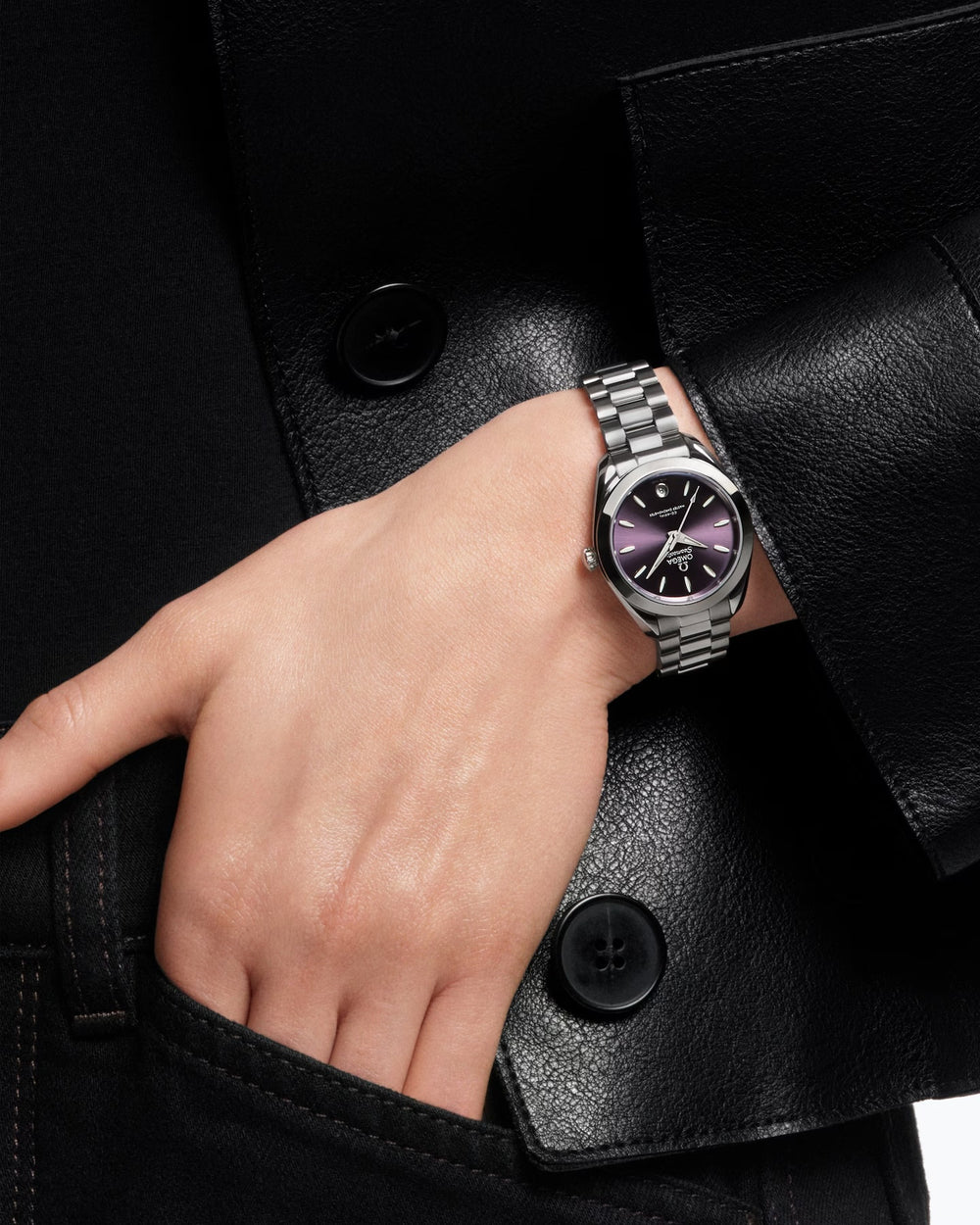 OMEGA - Seamaster Aqua Terra 150M - O220.10.30.20.10.002 – Automatikwerk – lavendel - 30 mm - Damenuhr in lila