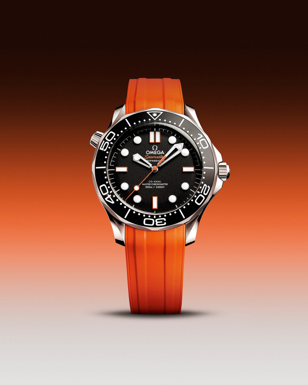OMEGA - Seamaster Diver 300M - 210.32.42.20.01.006 – Automatikwerk – schwarz, orange - 42 mm - Herrenuhr bei Juwelier Krebber in Mönchengladbach