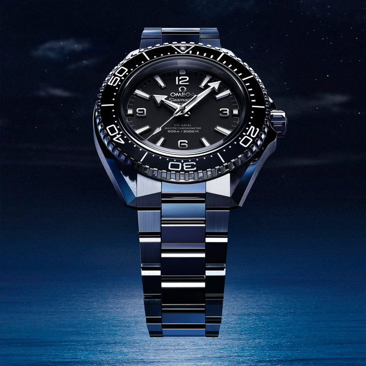 OMEGA - Seamaster Planet Ocean 600M - 217.30.42.21.01.001 – Automatikwerk – schwarz - 42 mm - Herrenuhr bei Juwelier Krebber in Mönchengladbach