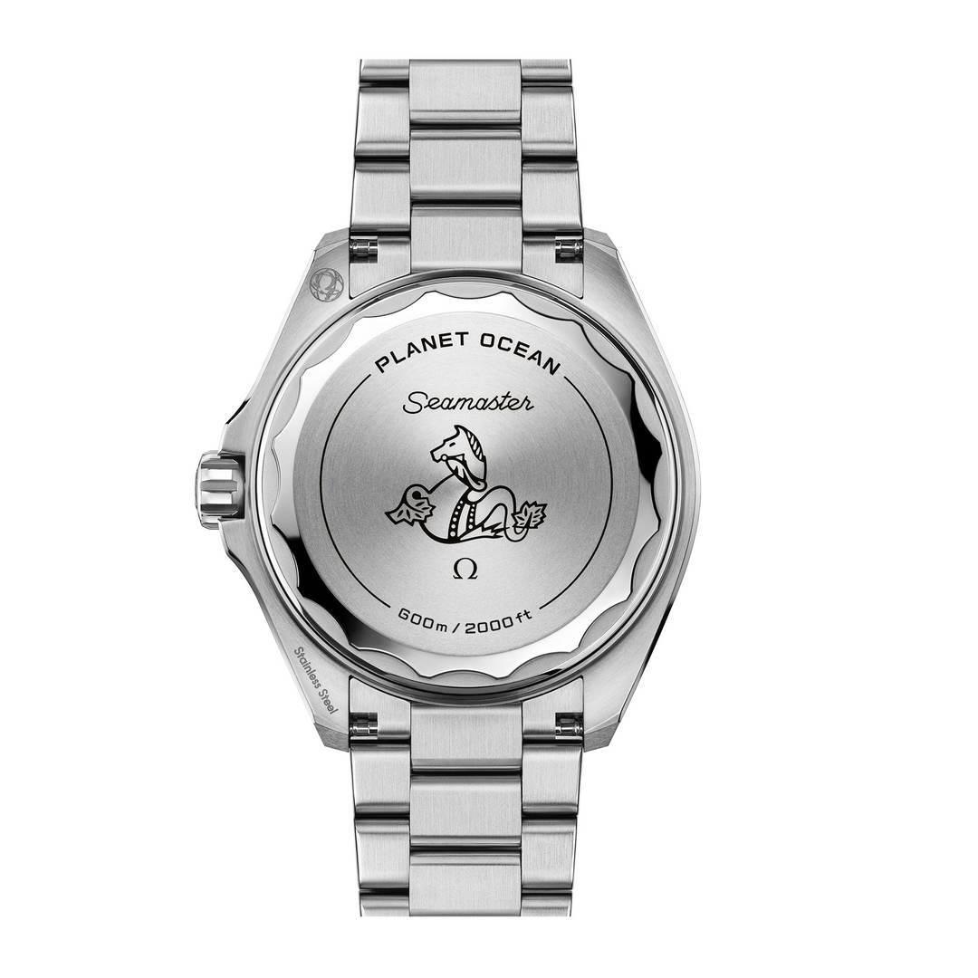 OMEGA - Seamaster Planet Ocean 600M - 217.30.42.21.01.002 – Automatikwerk – schwarz, blau - 42 mm - Herrenuhr mit Gehäuseboden aus Titan