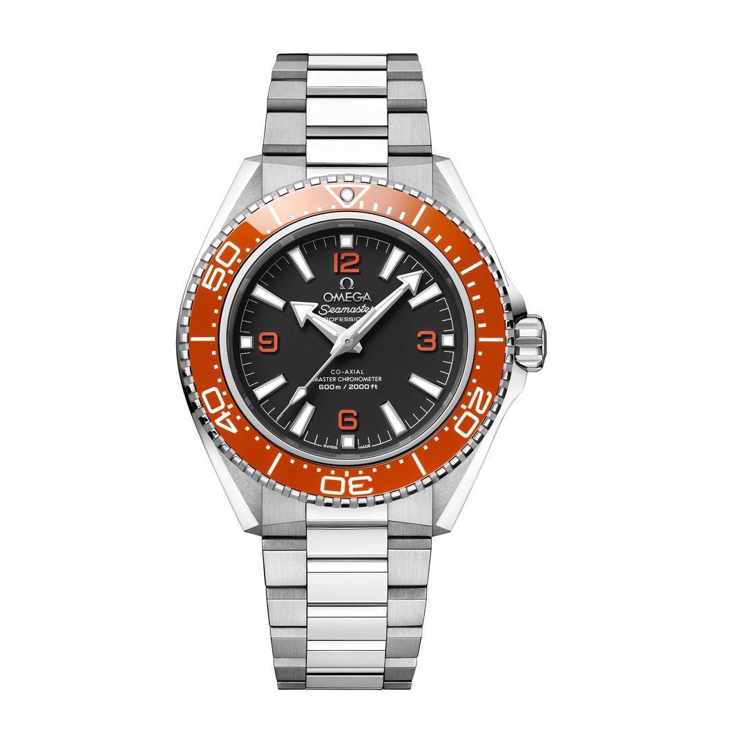 OMEGA - Seamaster Planet Ocean 600M - 217.30.42.21.01.003 – Automatikwerk – schwarz, orange - 42 mm - Herrenuhr