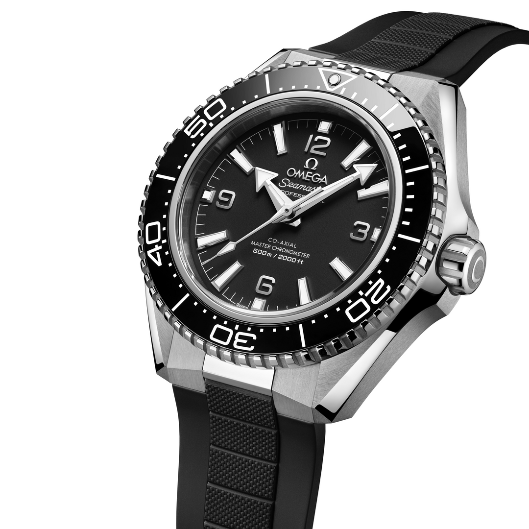 OMEGA - Seamaster Planet Ocean 600M - 217.32.42.21.01.001 – Automatikwerk – schwarz - 42 mm - Herrenuhr mit schwarzem Kautschukband